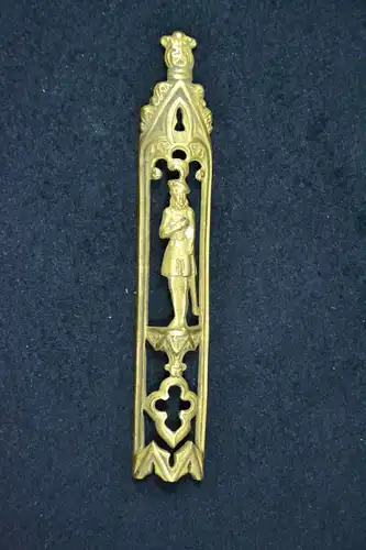 Zierornament, für Spazierstock oder Möbel, Messing,  etwa 1900