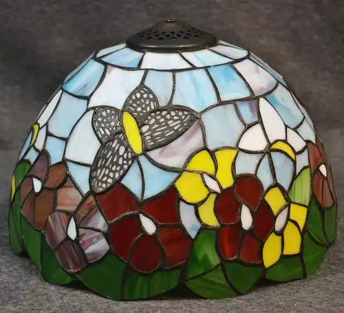 Lampenschirm,i.d. Art v.Tiffany, Glas, für Tischleuchte