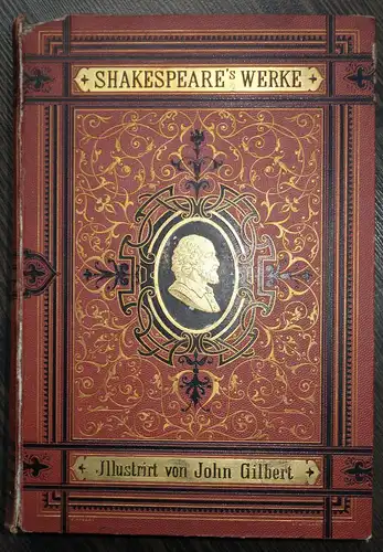 4 Bücher,Shakespeare,Gesamt.,Illust.William J.Gilbert,Übers. W.v. Schlegel,1875