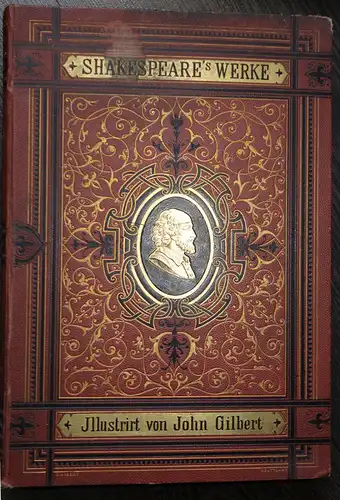 4 Bücher,Shakespeare,Gesamt.,Illust.William J.Gilbert,Übers. W.v. Schlegel,1875