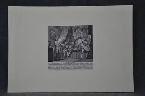 Kupferstich, Die Entdeckung,erotisches Abenteuer, etwa 1900