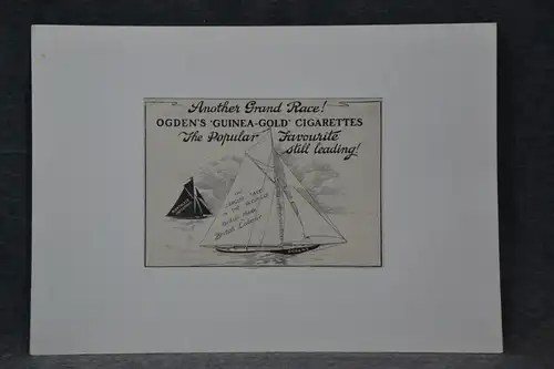 Werbeplakat, Druck , Ogdens Cigarettes, etwa 1900