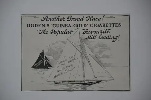 Werbeplakat, Druck , Ogdens Cigarettes, etwa 1900