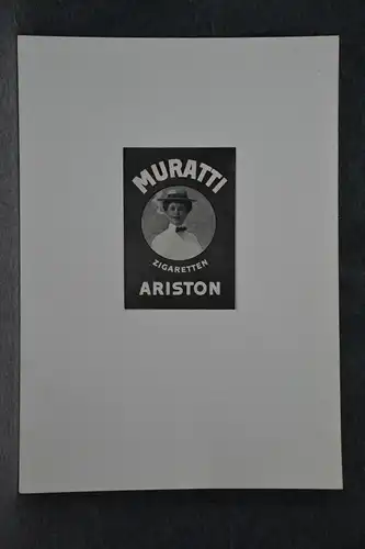 Werbeplakat, Druck , Muratti Zigaretten, etwa 1900