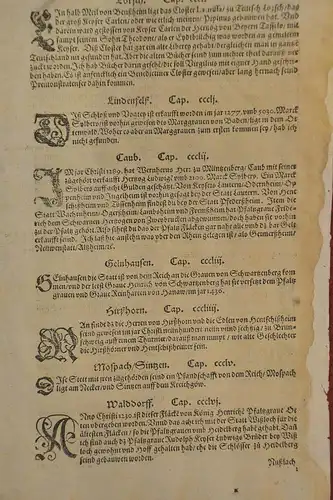 Buch,Von dem Teutschen Land,Einzelblatt a. e.alten Chronik,Sebastian Franck,1530