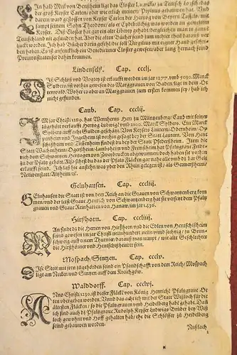 Buch,Von dem Teutschen Land,Einzelblatt a. e.alten Chronik,Sebastian Franck,1530