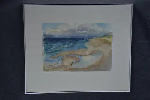 Aquarell, Meer, sign., dat. H. Schmitt, 86