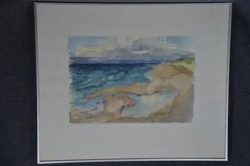 Aquarell, Meer, sign., dat. H. Schmitt, 86