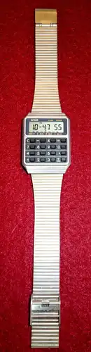 Vintage Armbanduhr,Anker,Quartz, mit RechnerDeutschland,Alarm Chronograph,Stahl