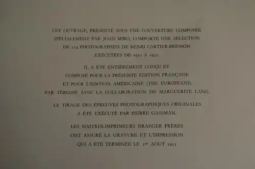 Henry Cartier-Bresson, Les Européens, Fotografien, Original-Andrucke!, 1955