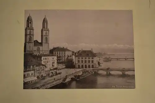 Fotografie,Zürich, Großmünster, etwa 1930
