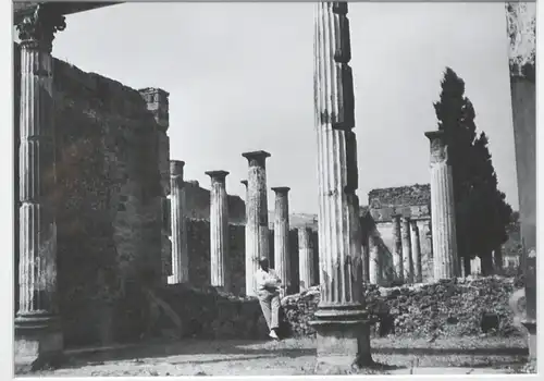 Fotografie,Basilika in Pompeij, Italien, etwa 1960