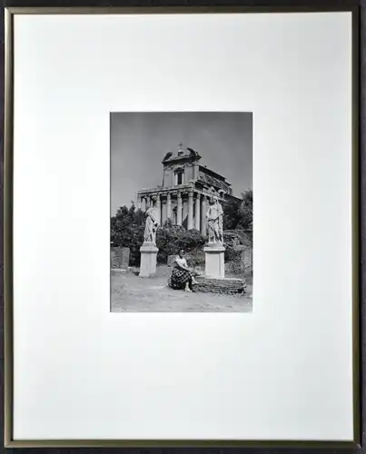 Fotografie,Miranda, Haus der Vestalinnen, Kirche San Lorenzo, etwa 1960