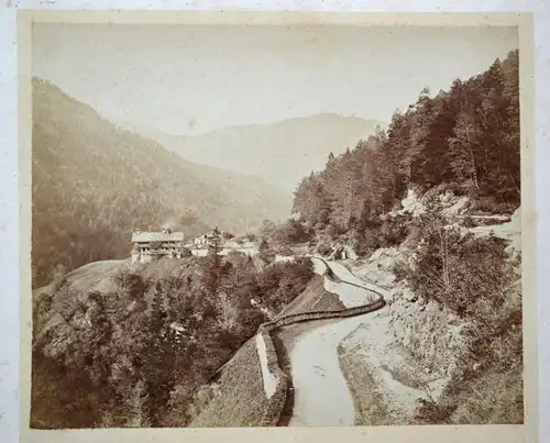 Fotografie,Mauthäusl bei Reichenhall, Oberbayern etwa1900