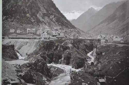 Fotografie,Goeschenen, Schweiz,Kanton Uri, etwa1900