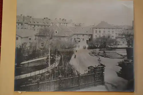 Fotografie,Simon Walsers Mühle,München,Thierschstr Isarkanal,Lehel Rep.ca.1950,