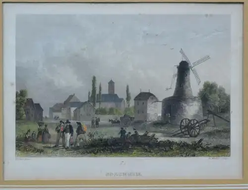 Stahlstich handkolor., Solingen, gez. Verhas, gest. H. Winkles , 18. Jhdrt.