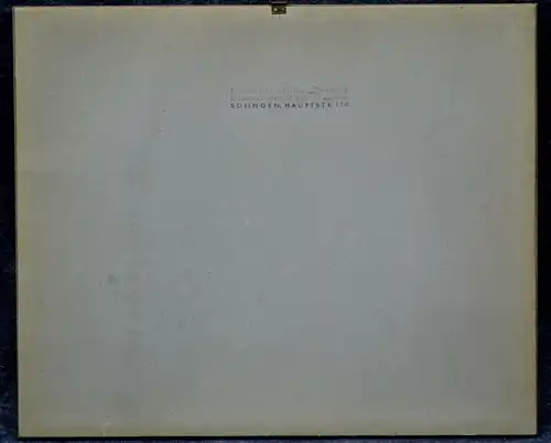 Stahlstich handkolor., Solingen, gez. Verhas, gest. H. Winkles , 18. Jhdrt.