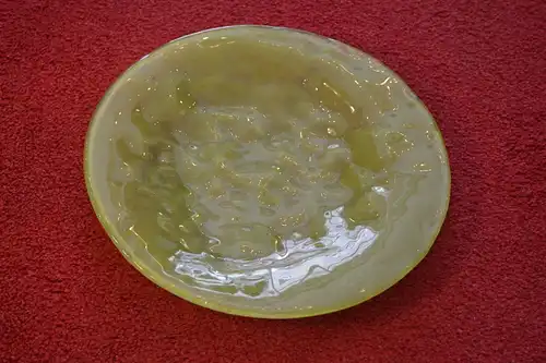 Teller, Glasteller, gewellt, Izabel Lam, 28,5 cm Durchmesser, 6 Stück