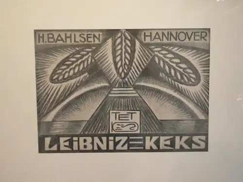 Druck, Bahlsen, Leibniz-Keks, Firmenplakat