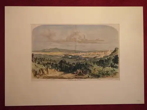 Stahlstich, koloriert, Rom, Italien, nach Zeichnung von Haase, 1861