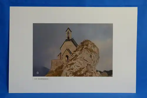 Fotografie, Kirche auf dem Wendelstein, Bayerische Alpen