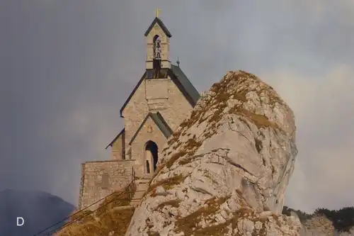 Fotografie, Kirche auf dem Wendelstein, Bayerische Alpen