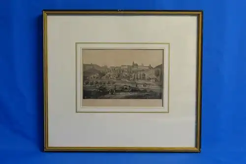 Prag, Praha, Original-Lithographie v. C. Würbs, um 1830, gez. Luise Kotz