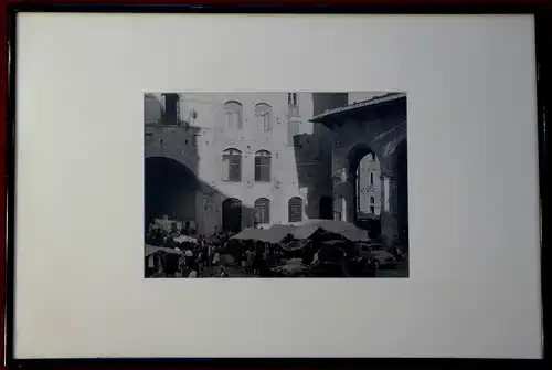 Bernhard Brodda,Fotografie, Siena, auf Papier,Nachlaßstempel, gerahmt, verglast
