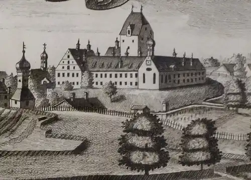 Kupferstich,Michael Wening, Markh Schwaben, (Markt Schwaben), um 1700,gerahmt