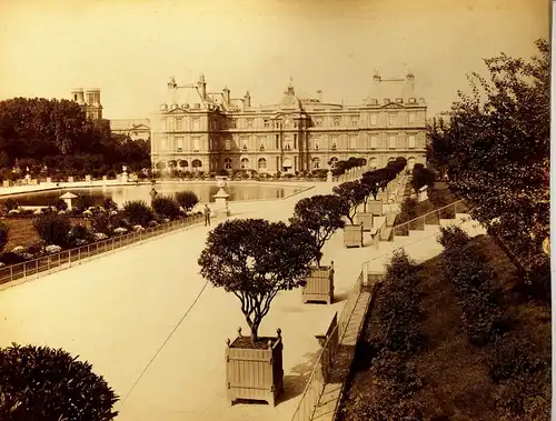 Fotografie, gr., ca 1870,Frankreich,Paris,Palais du Luxembourg,L.P.Phot