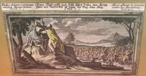 Grafik,Kupferstich,Sieg über die Amalekiter,um 1800