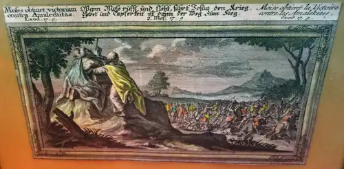 Grafik,Kupferstich,Sieg über die Amalekiter,um 1800