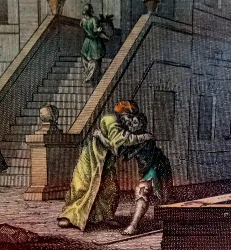 Grafik,Kupferstich,der verlorene Sohn,um 1800