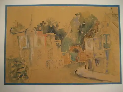 Aquarell,München,am Engl.Garten,ca.1945,Impressionismus