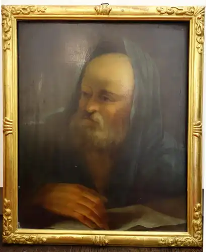 Ölbild auf Holz,Apostel,Hl. Paulus,?, 18 Jhrdt, Deutschland,vergoldeter Rahmen