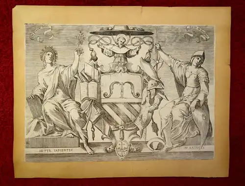 Grafik,Kupferstich,inter sapientes -- sic in arduus,u.1800