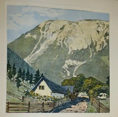 Koziol, Fritz. Aus Österreichs Bergen. 26 Lithografien um 1920,im Schuber