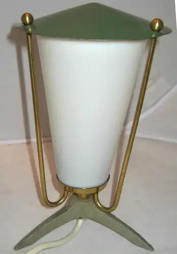 Tischlampe,Milchglasschirm,1950,Italien