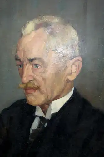 Emil Thoma,Ölbild,Portrait eines Herrn,1924