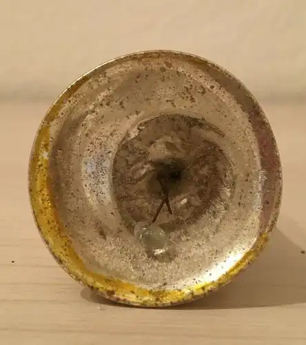 Baumschmuck,Weihnachten, Kugel, Glocke,silber - gold,Glas,ca.1960,zum Aufhängen
