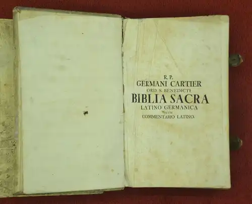 Biblia Sacra,2 Bände 1763,Vulgatae Editionis,  Sixti V. Pontificis Max.