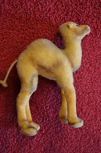 Steiff, Kamel mit Kordelschwanz, Vintage,60er Jahre, ca. 15 cm