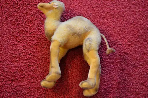 Steiff, Kamel mit Kordelschwanz, Vintage,60er Jahre, ca. 15 cm