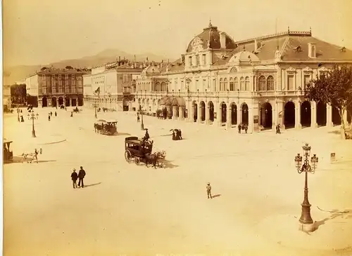 Fotografie, gr., ca 1880,Frankreich,Nizza,Casino Municipal