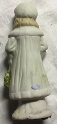Drei kleine Figuren aus Porzellan, ohne Marke, ca. Ende 19. Jahrhunderts