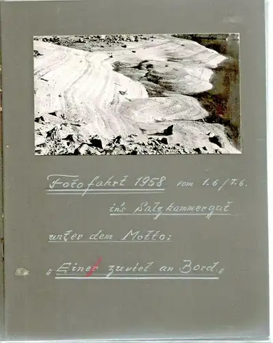 Photoalbum von Gert Mähler aus dem Jahr 1958