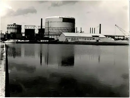 Original-Photographie von Gert Mähler „Oelhafen in Haarlem“