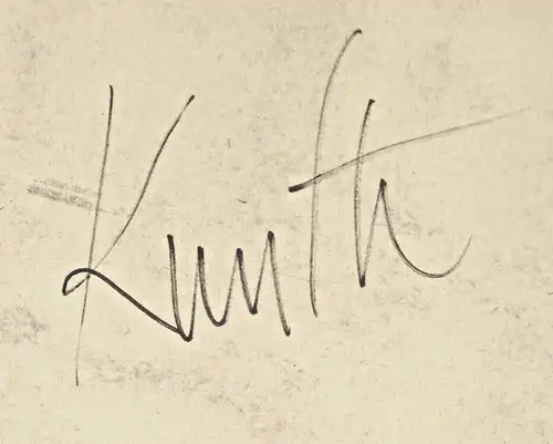 Original-Tuschezeichnung – Cartoon von Alexander Knuth, 1950er Jahre