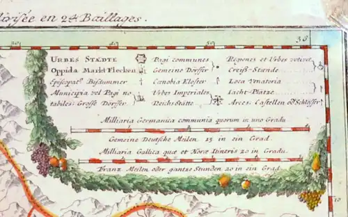 Landkarte,Kupferstich,Niederbayern,Landshut,Straubing B. Homann,etwa 1700